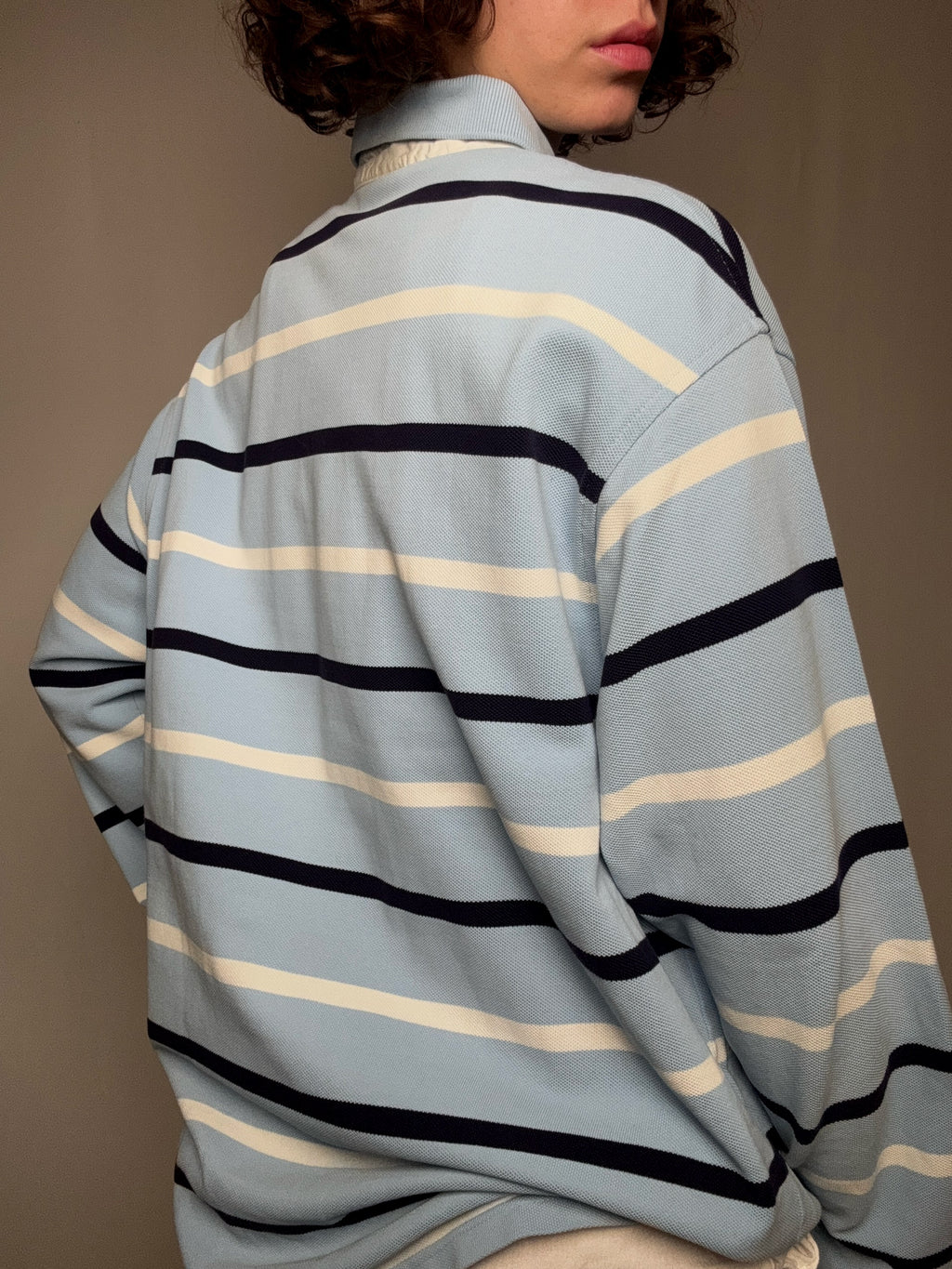 Polo rayé Lacoste XL vintage