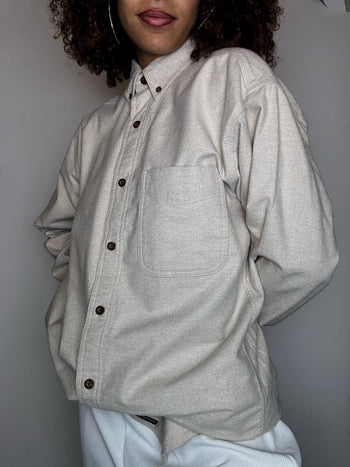 Surchemise beige WOOLRICH L vintage