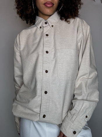 Surchemise beige WOOLRICH L vintage