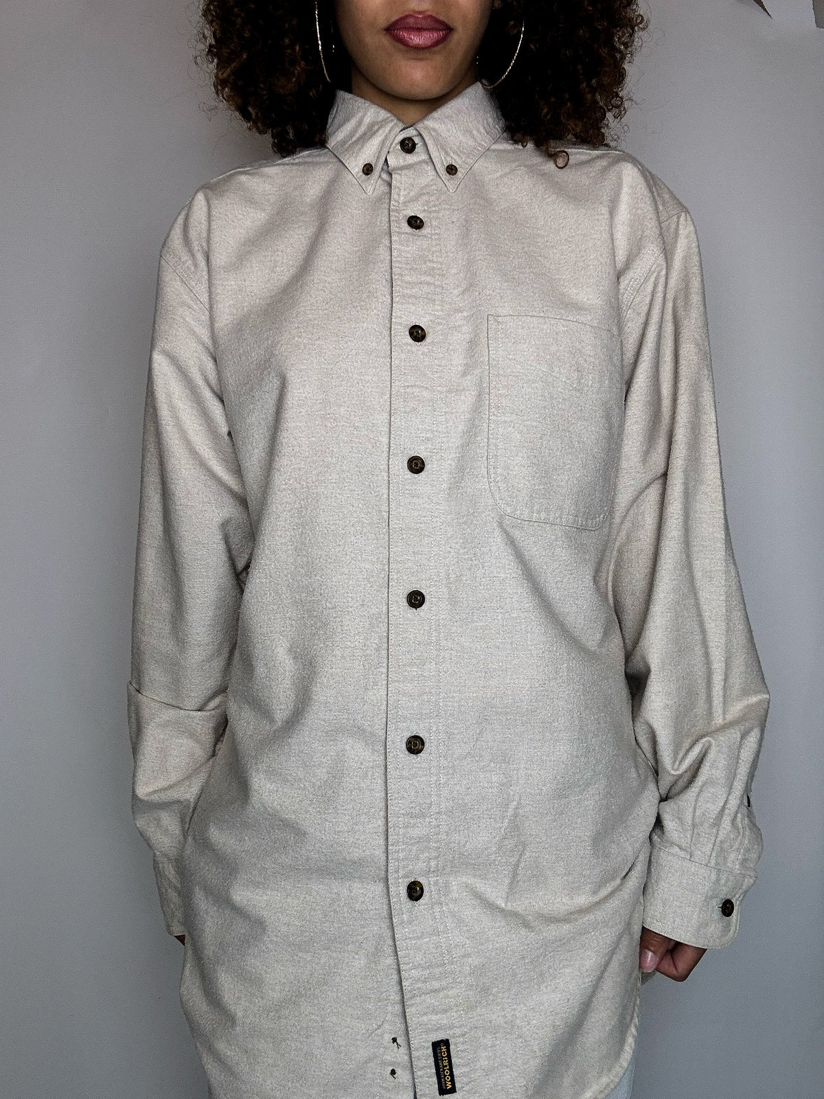 Surchemise beige WOOLRICH L vintage