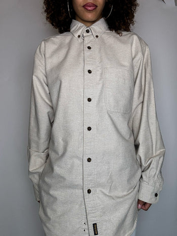 Surchemise beige WOOLRICH L vintage