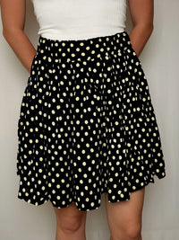 Jupe fluide polka dots M/L vintage