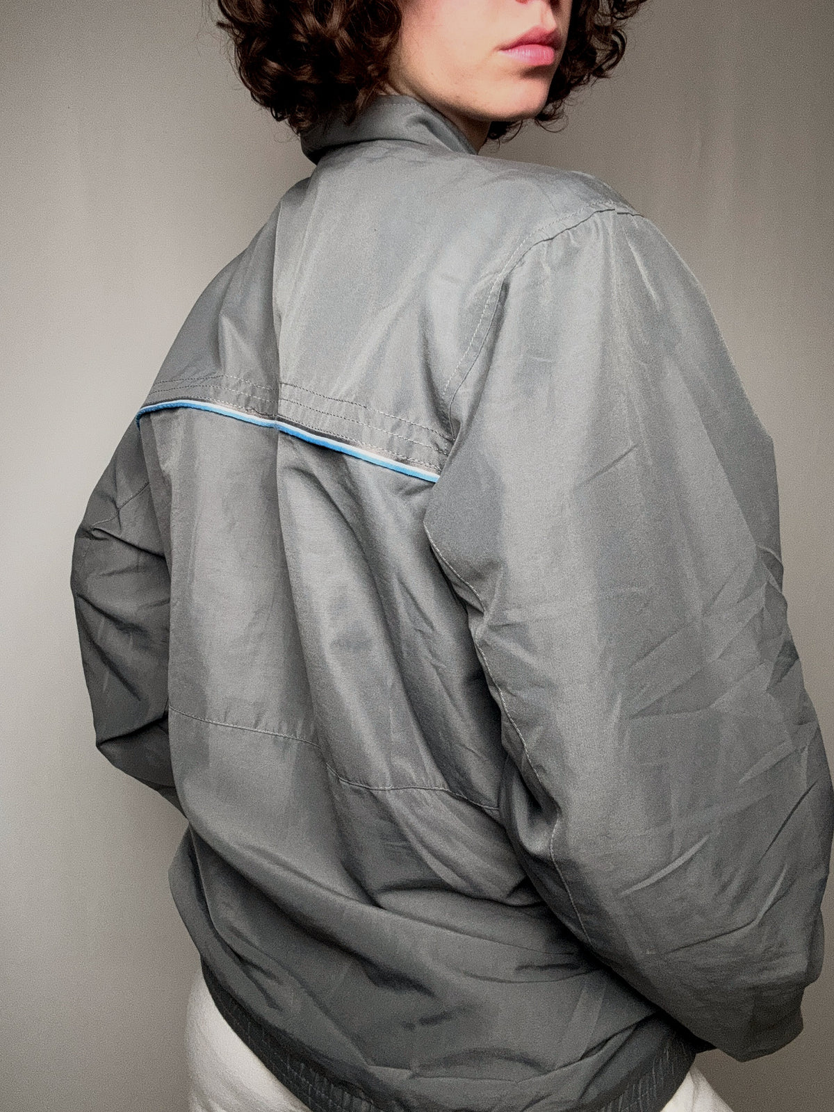 Veste d'été grise adidas XL vintage