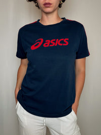 Tee shirt Asics marine M vintage