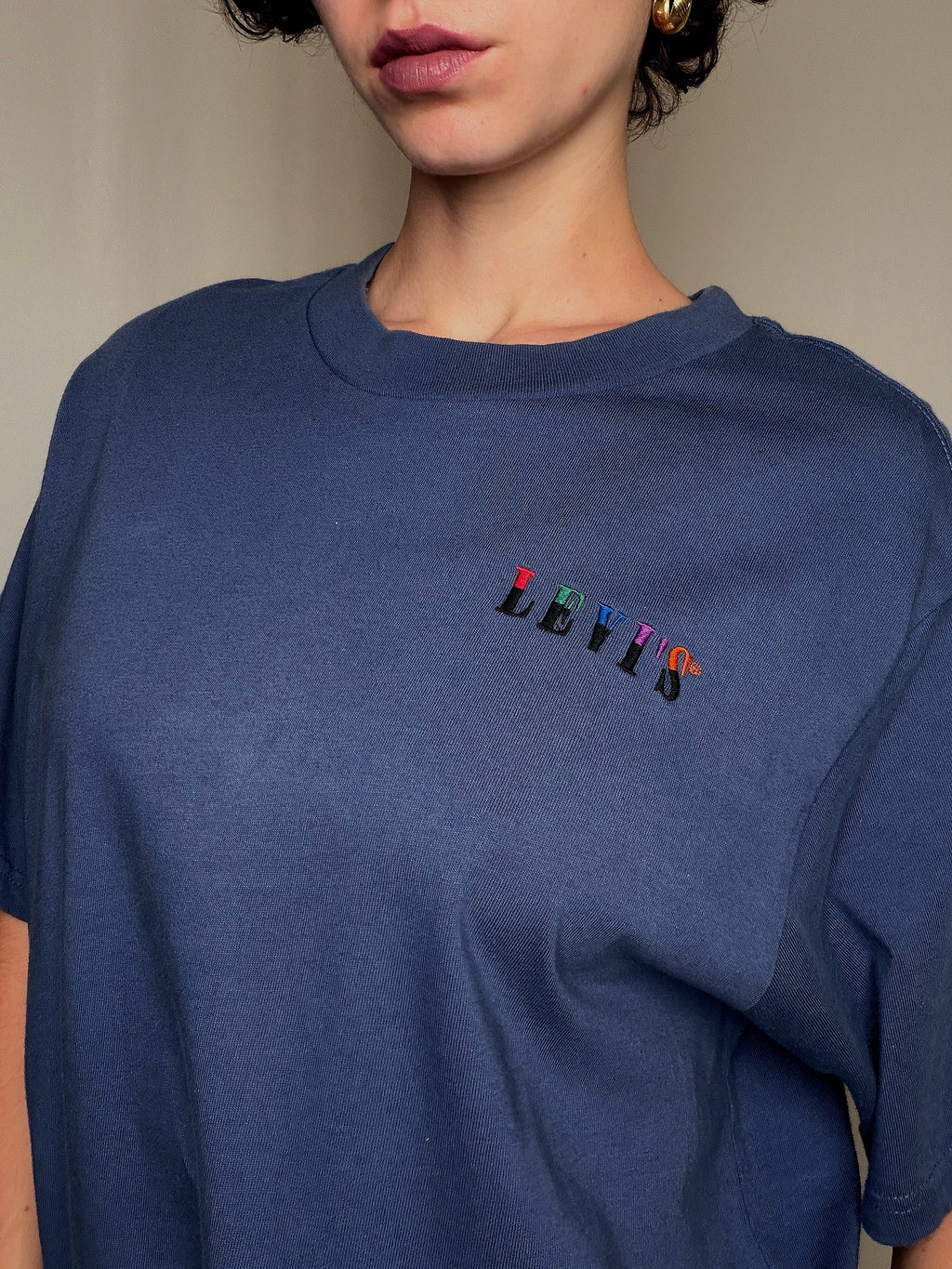 Tee shirt Levi's marine L vintage