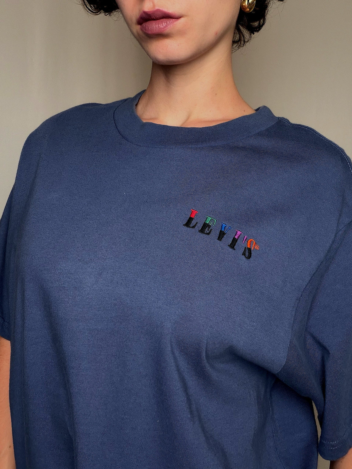 Tee shirt Levi's marine L vintage