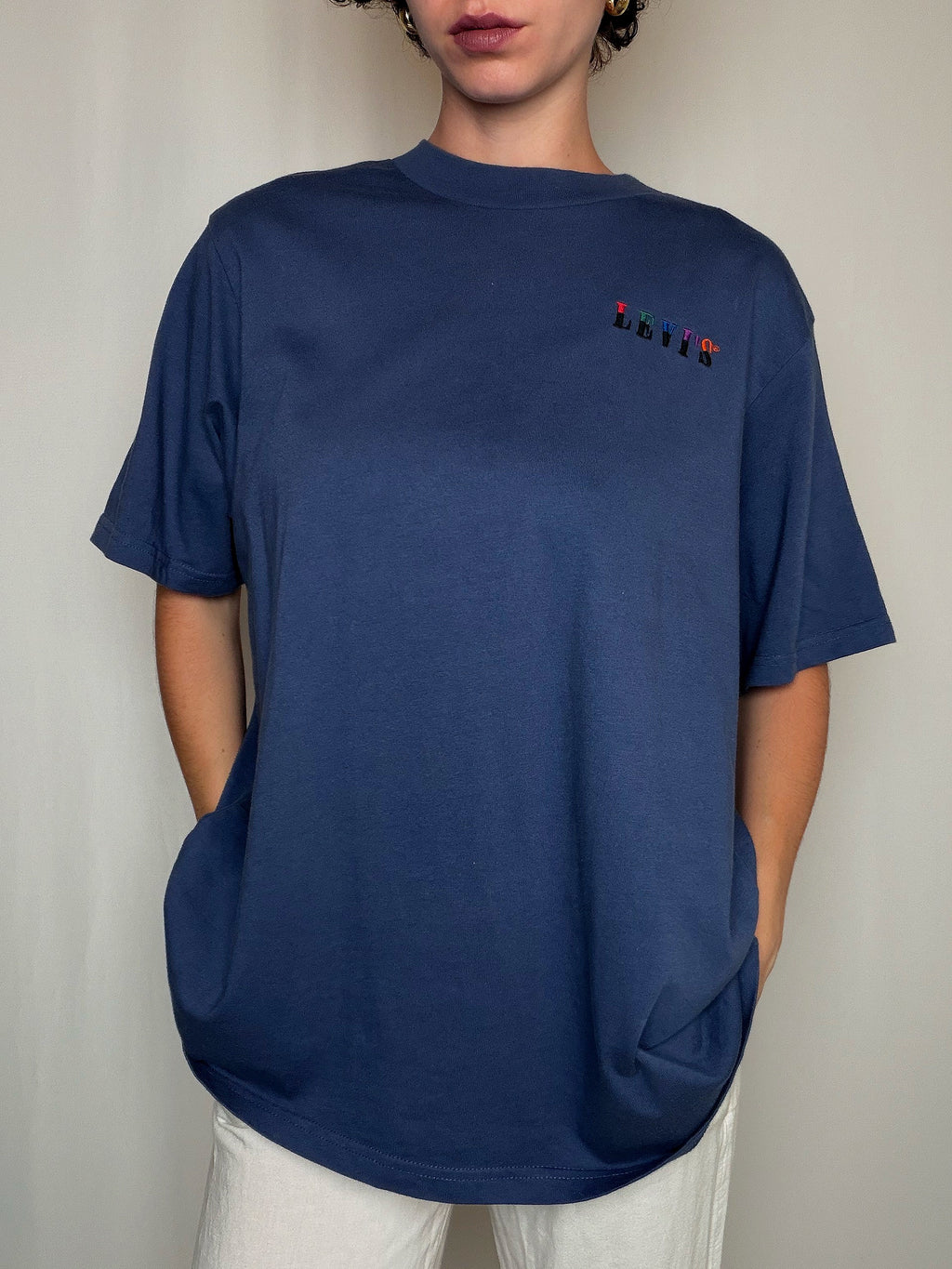 Tee shirt Levi's marine L vintage
