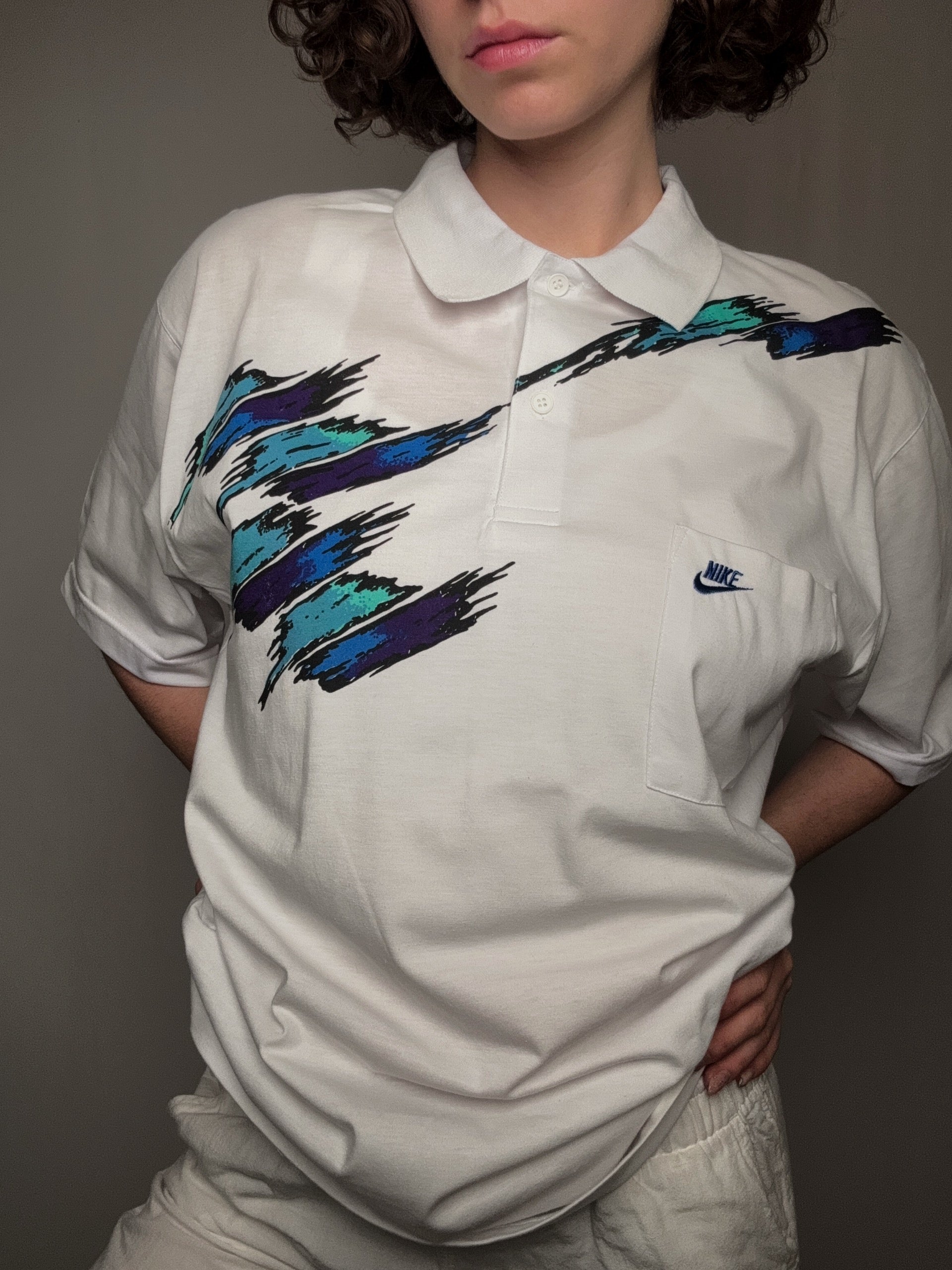 Vintage Nike Polo-T-Shirt XL