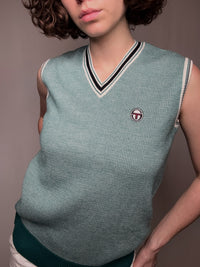 Vintage Sergio Tacchini Weste Größe M