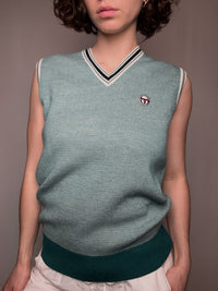 Vintage Sergio Tacchini Weste Größe M