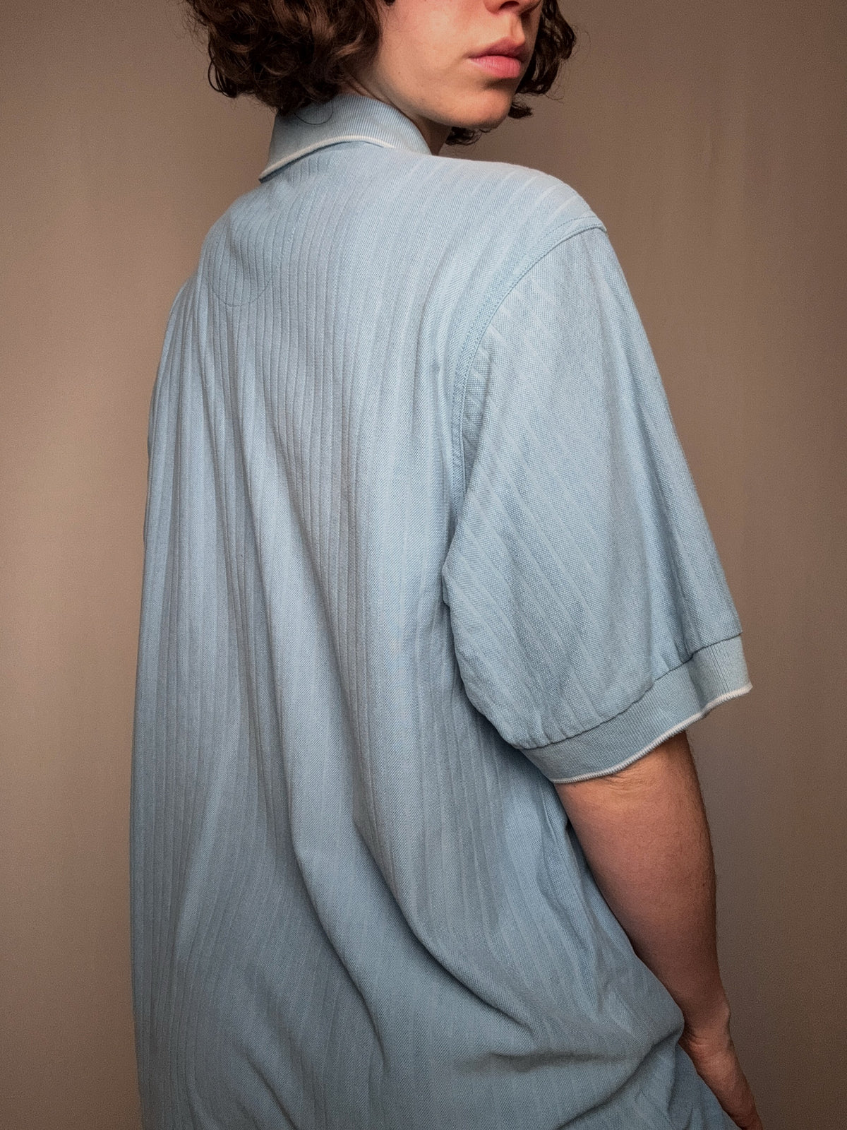 Polo bleu ciel Nike XL vintage