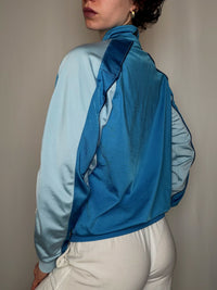 Jacket de sport bleue Adidas M vintage