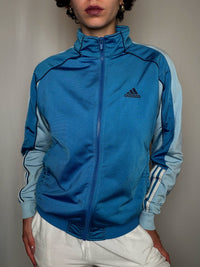 Jacket de sport bleue Adidas M vintage