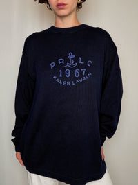 Pull marine Ralph Lauren XL vintage