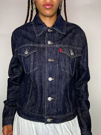 Vintage Wampum leichte Jeansjacke 