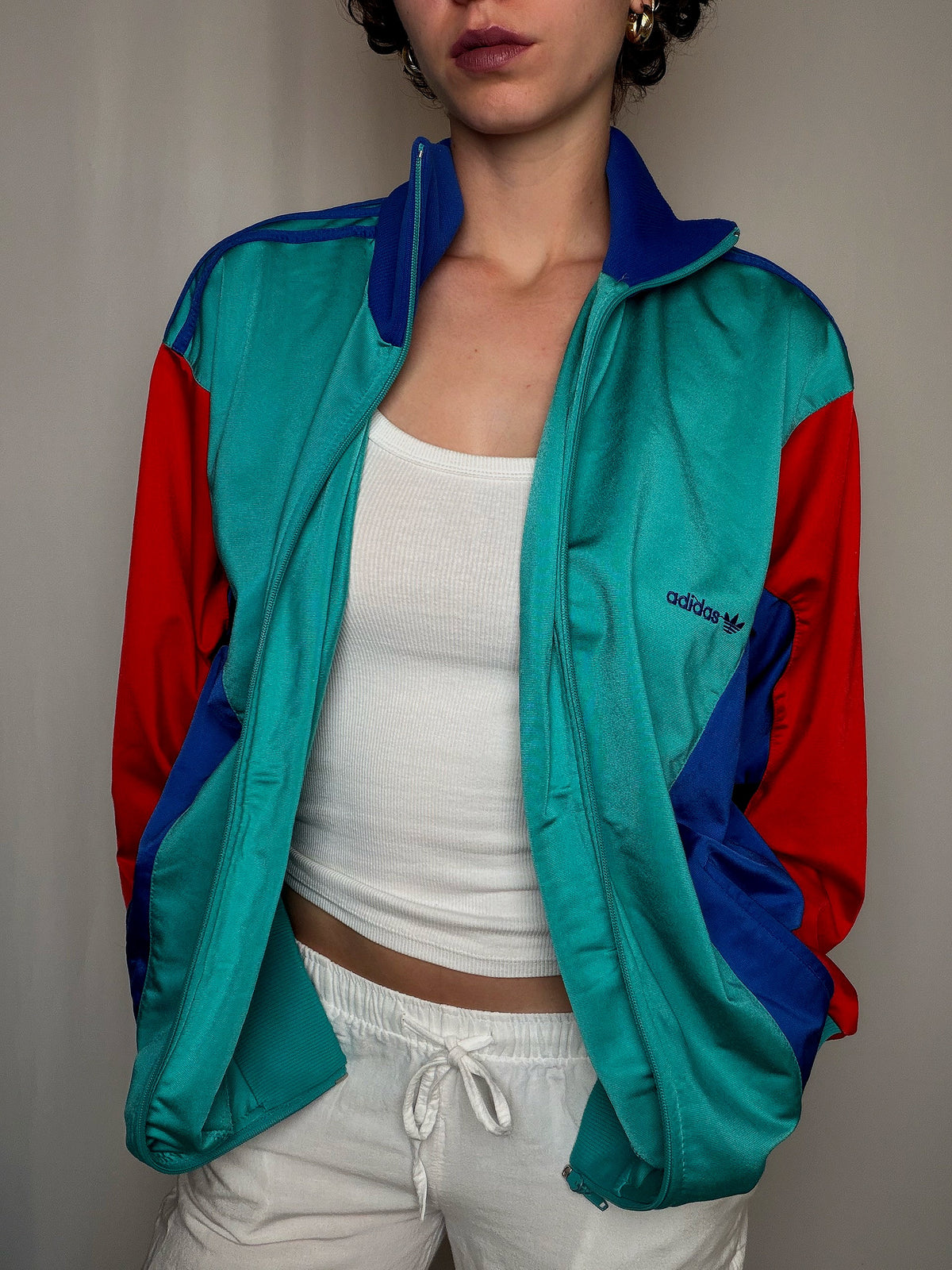Jacket de sport tricolore L vintage