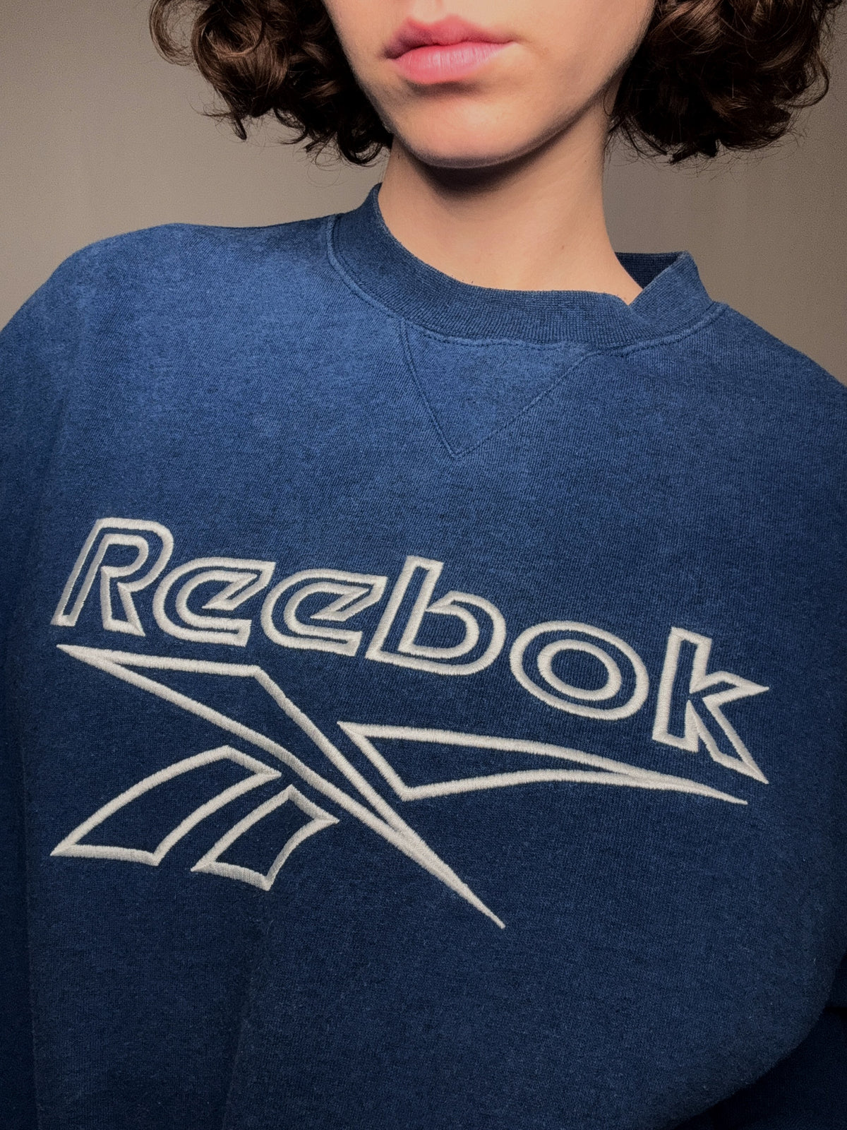Blaues Reebok Vintage Sweatshirt XL