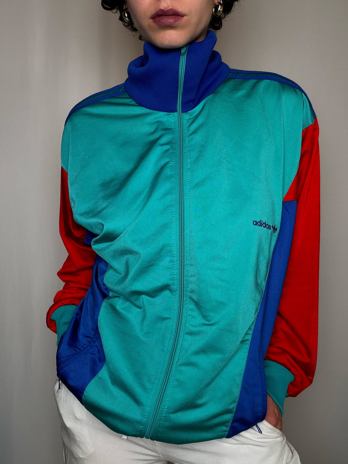 Jacket de sport tricolore L vintage