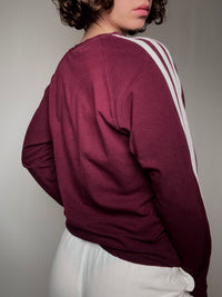 Adidas vintage long-sleeve polo shirt size M