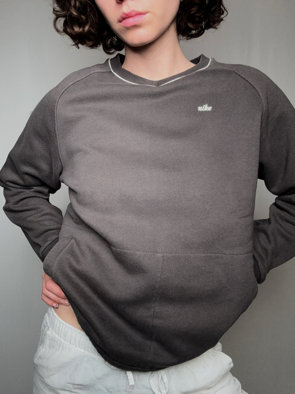 sweat gris nike M vintage