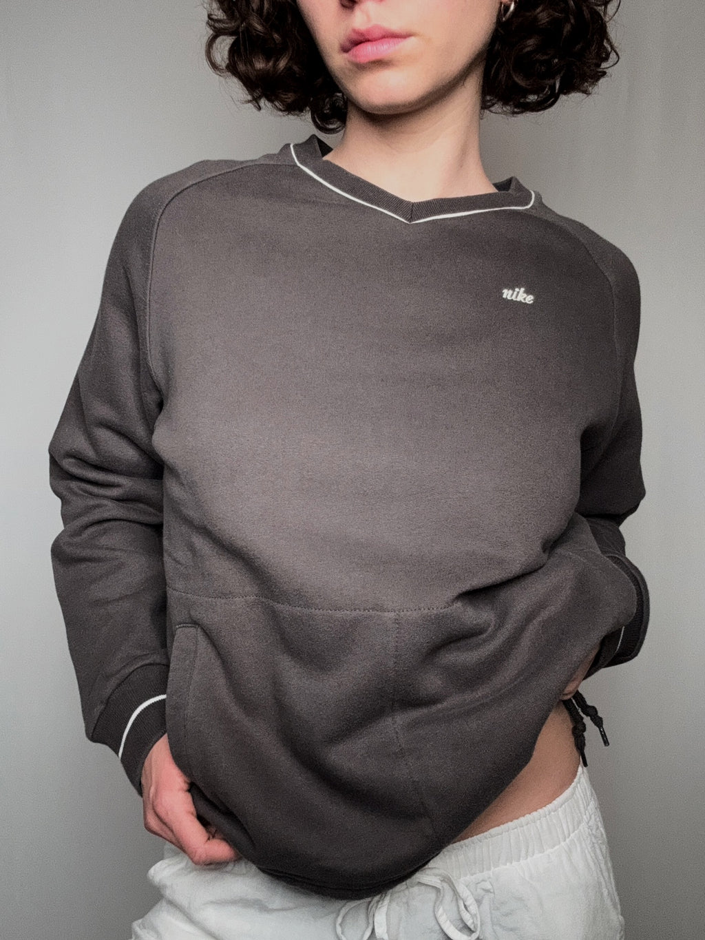 sweat gris nike M vintage