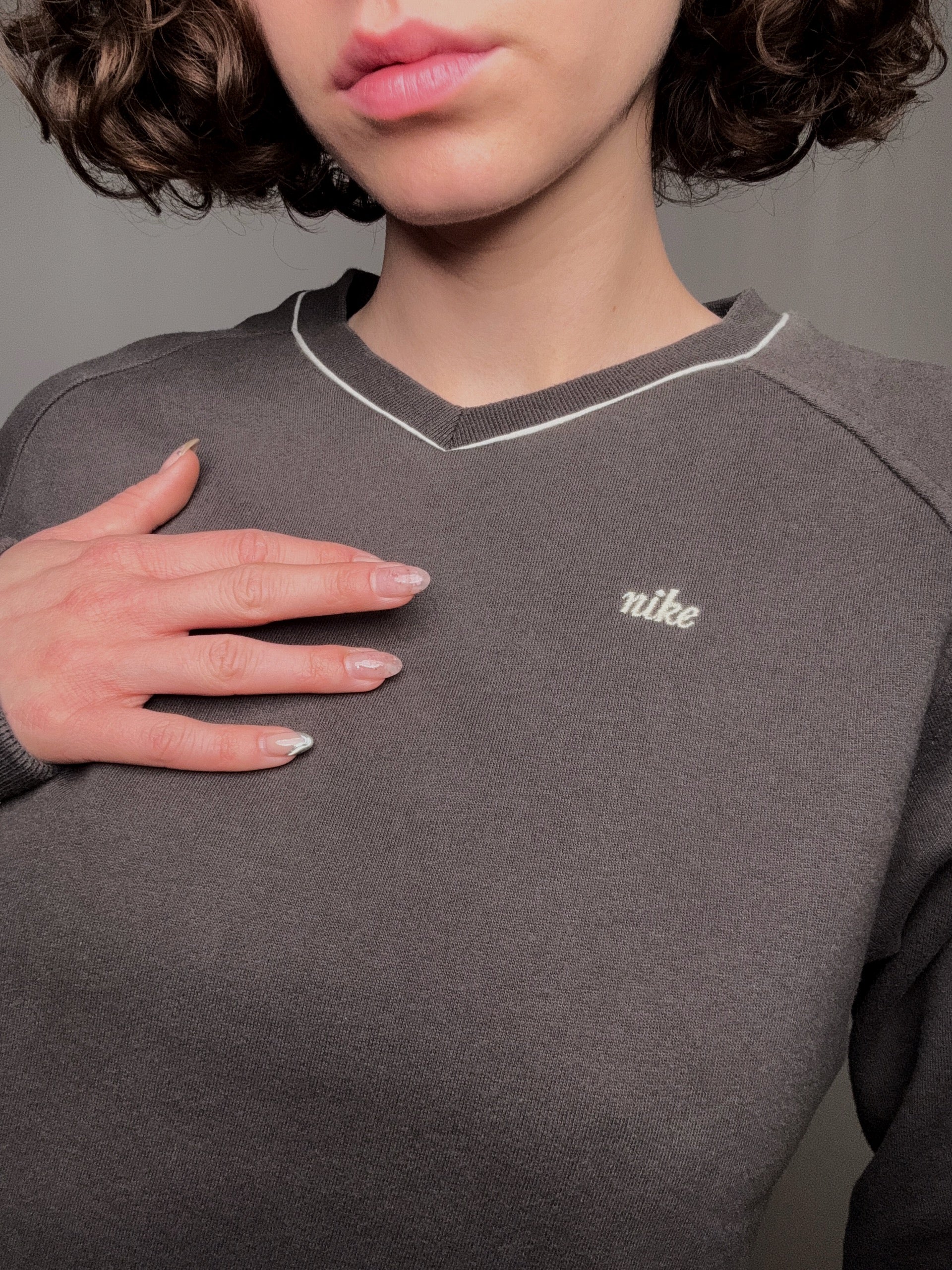 sweat gris nike M vintage