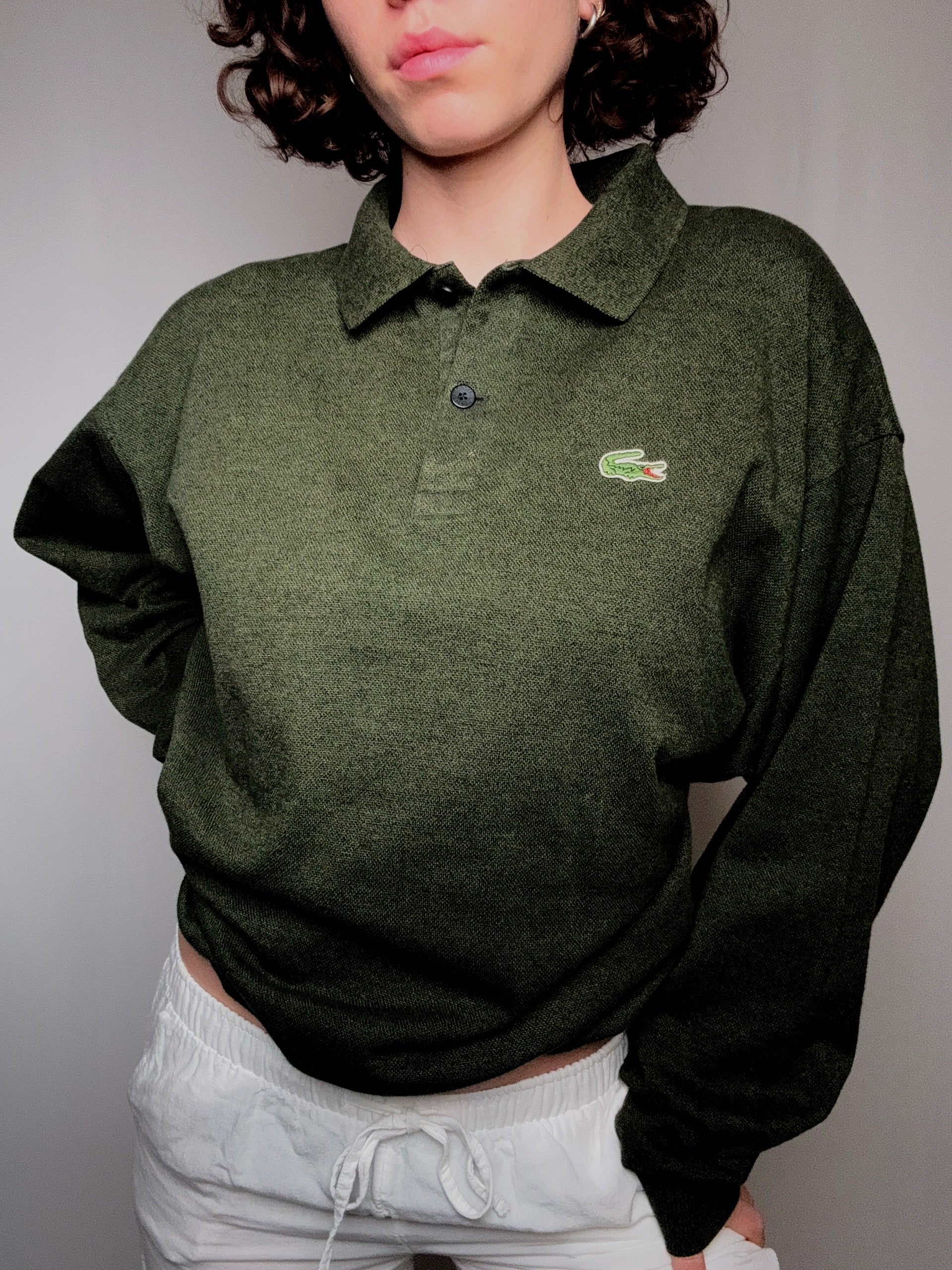 sweat style polo lacoste XL vintage
