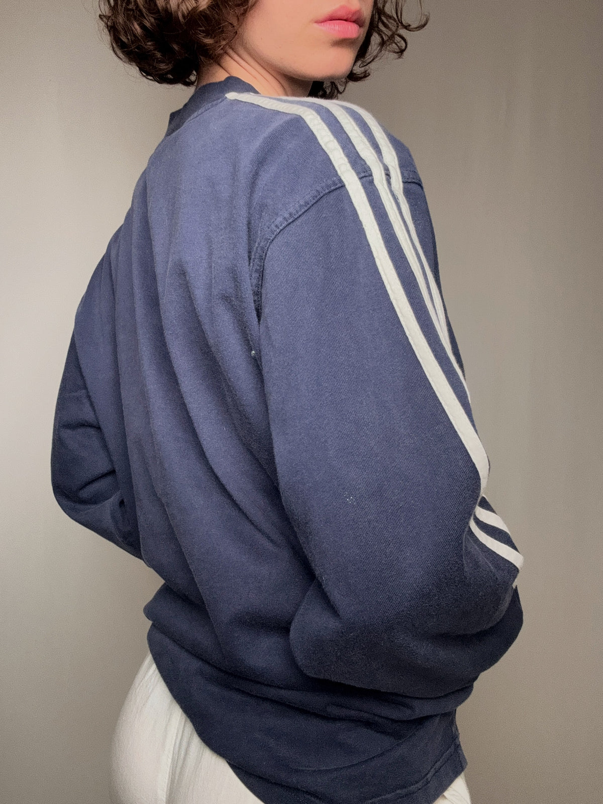 sweatshirt adidas marine S vintage