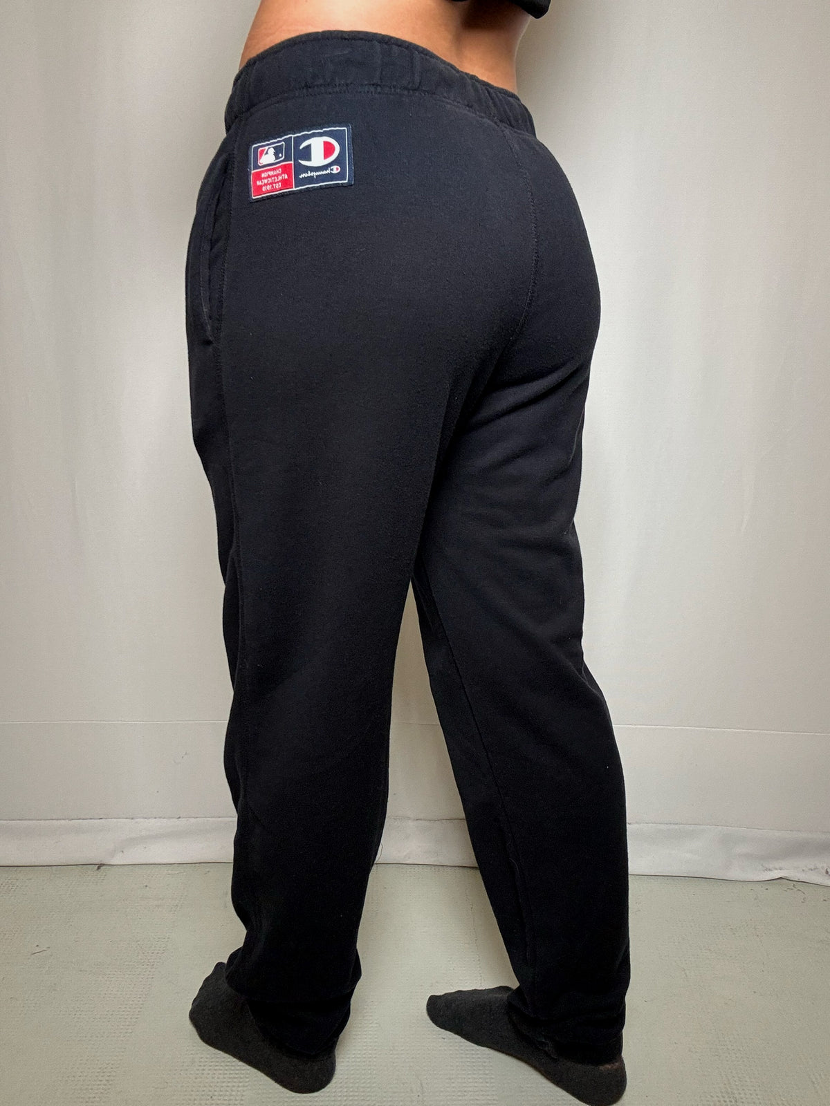Jogging Champion noir M vintage