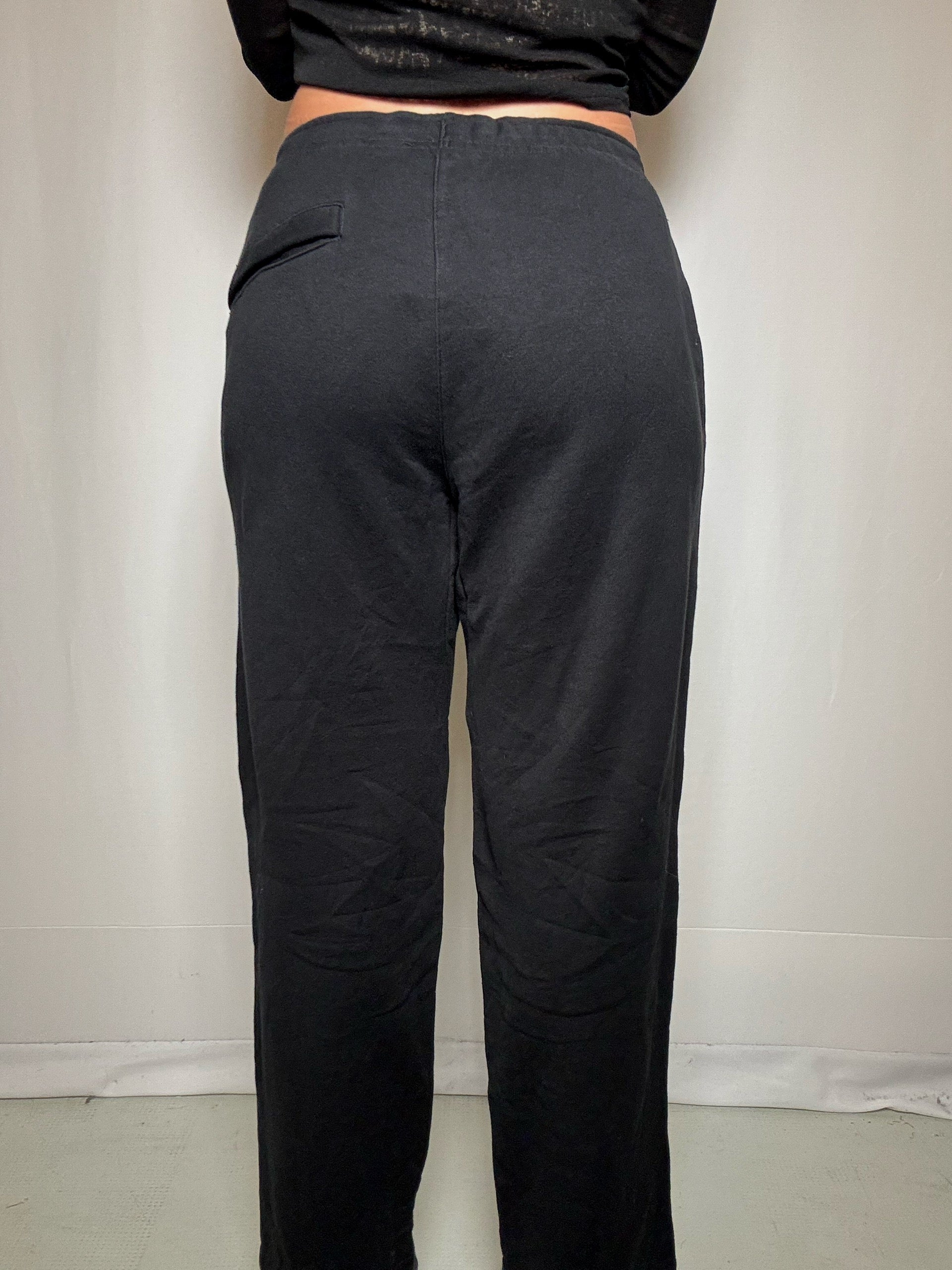 Black Nike jogging bottoms L vintage