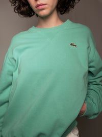 Lacoste Sweatshirt aus Piquéstrick, L, Vintage