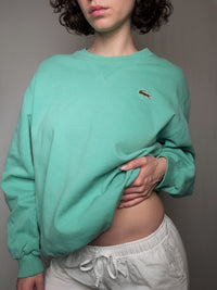 Lacoste Sweatshirt aus Piquéstrick, L, Vintage