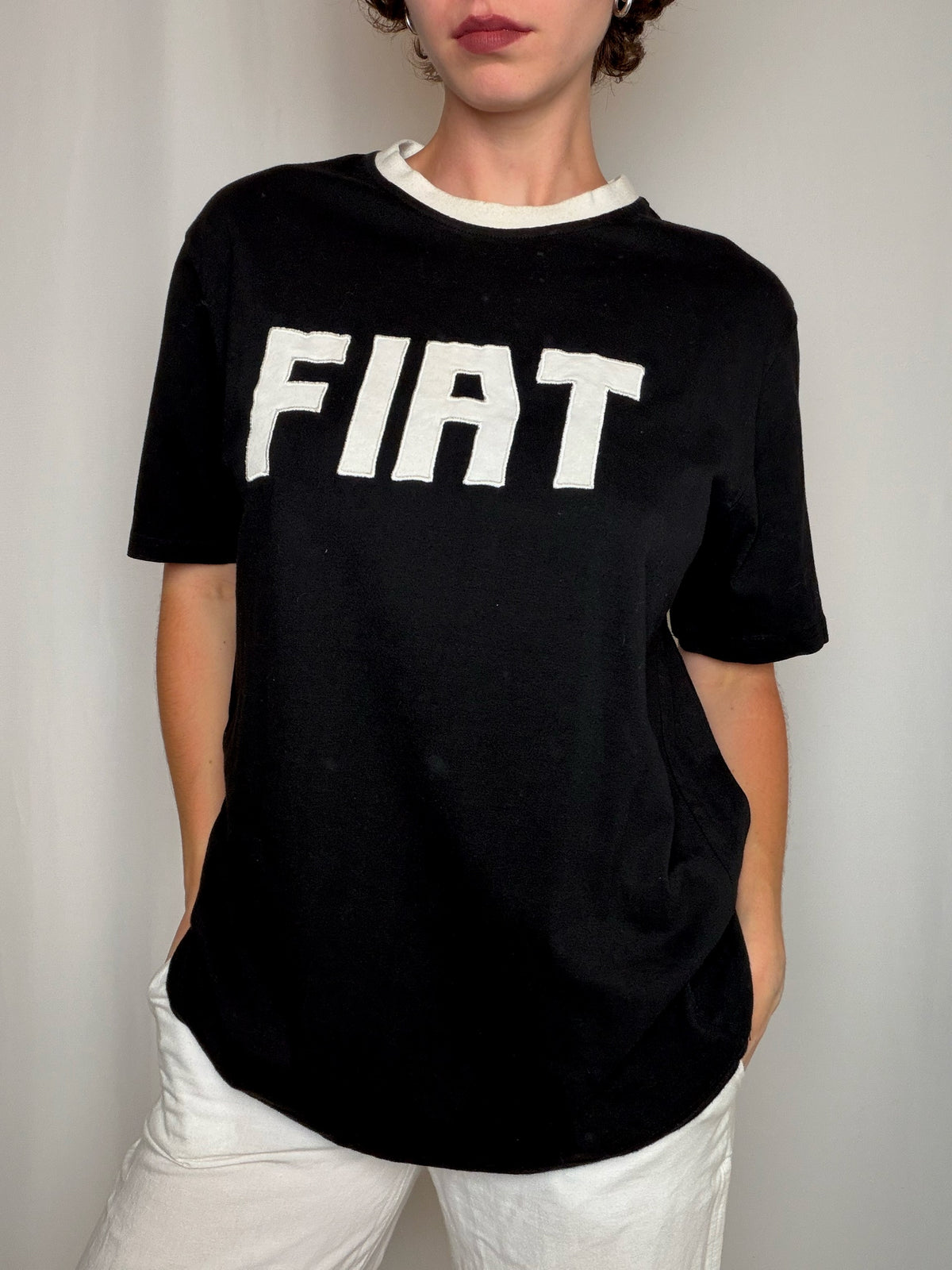 Tshirt noir FIAT XL vintage
