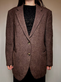 Blazer oversized brun XL vintage