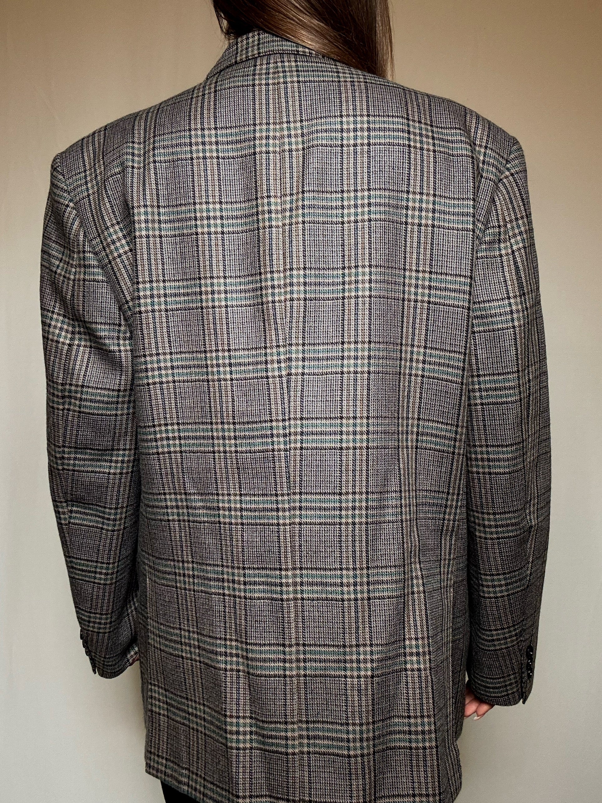 Blazer oversized gris XL vintage