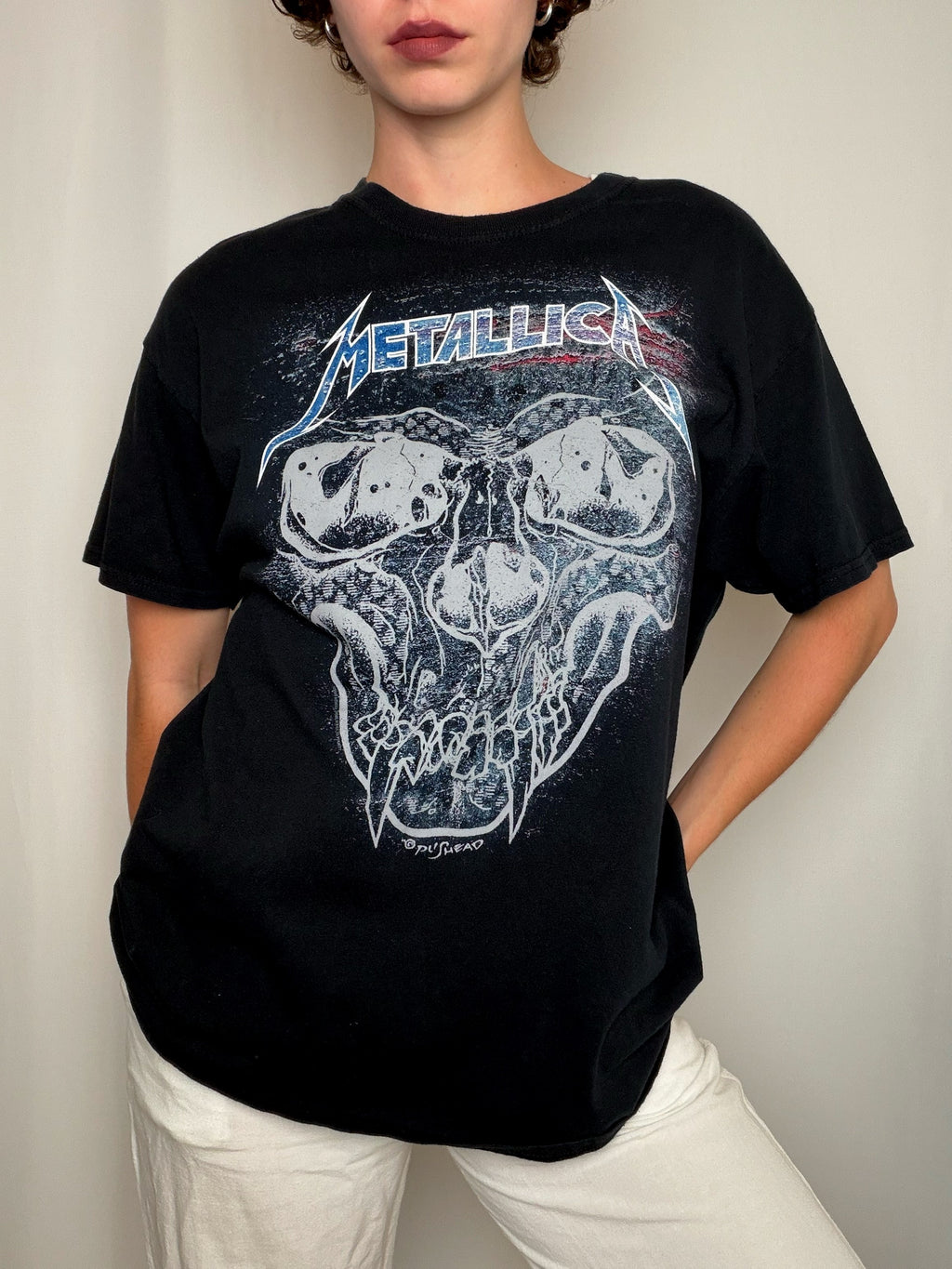 Tshirt noir Metallica L vintage