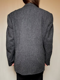 Blazer oversized gris L vintage
