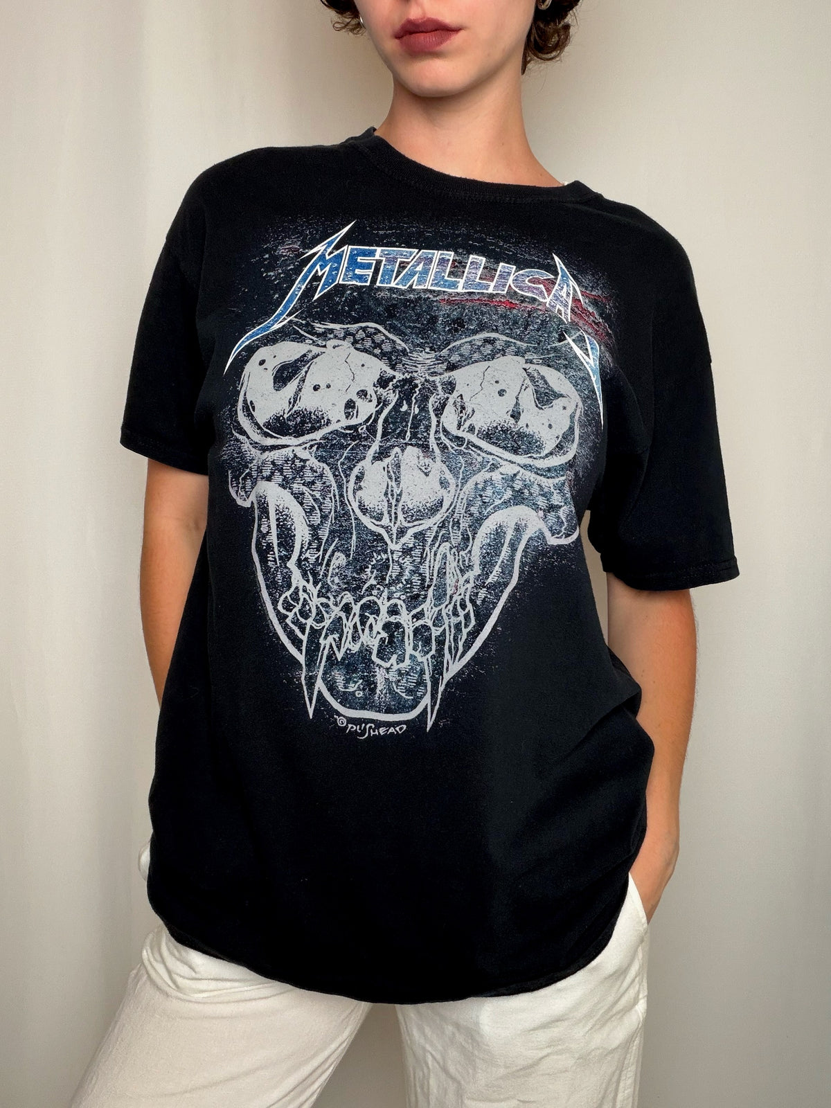 Tshirt noir Metallica L vintage