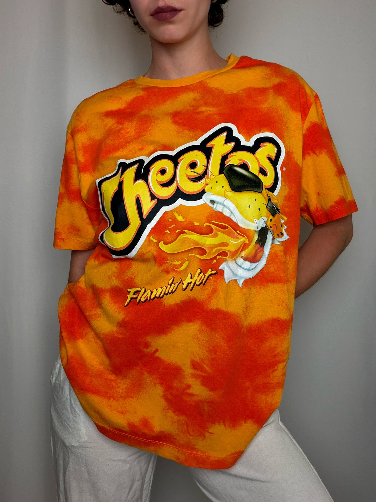Tshirt orange Cheetos XL vintage