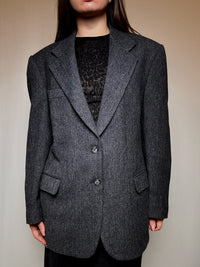 Blazer oversized gris L vintage