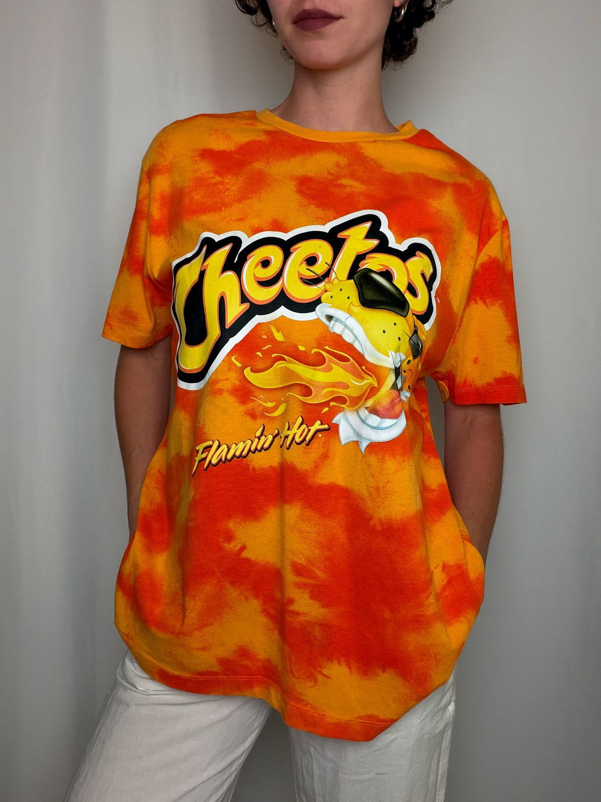 Tshirt orange Cheetos XL vintage