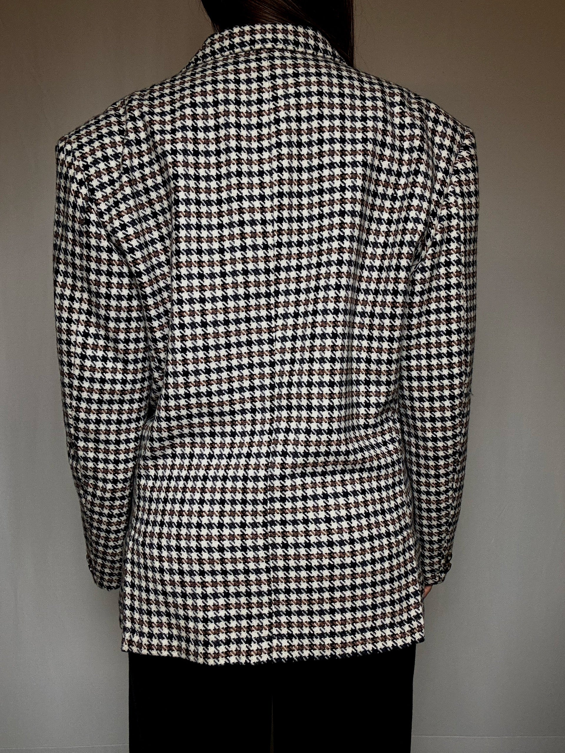 Vintage patterned M blazer