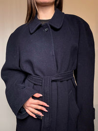 Manteau en laine marine L vintage