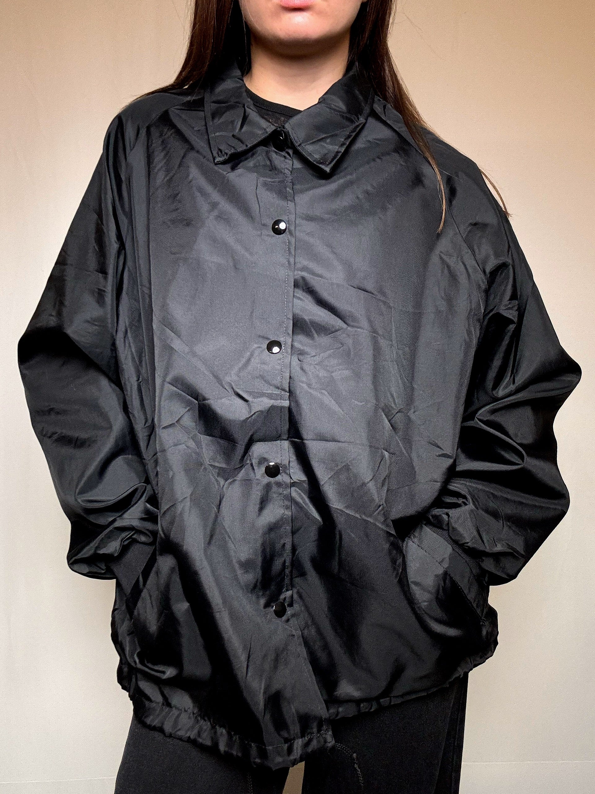 Wintbreaker imprimé noir L vintage