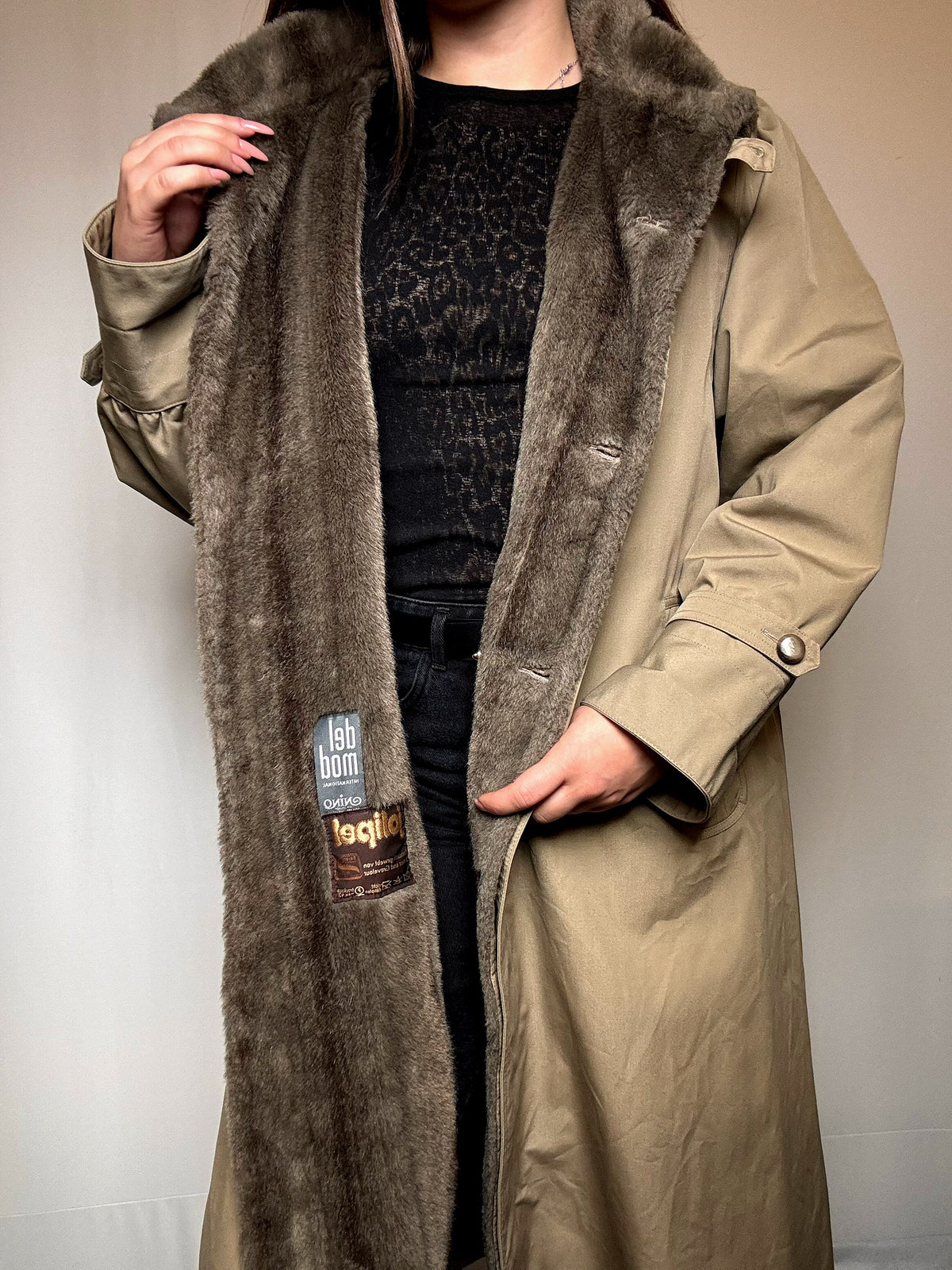 Manteau gris L/XL vintage