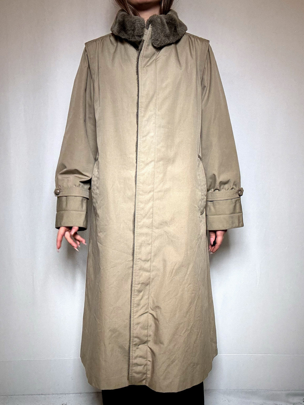 Manteau gris L/XL vintage