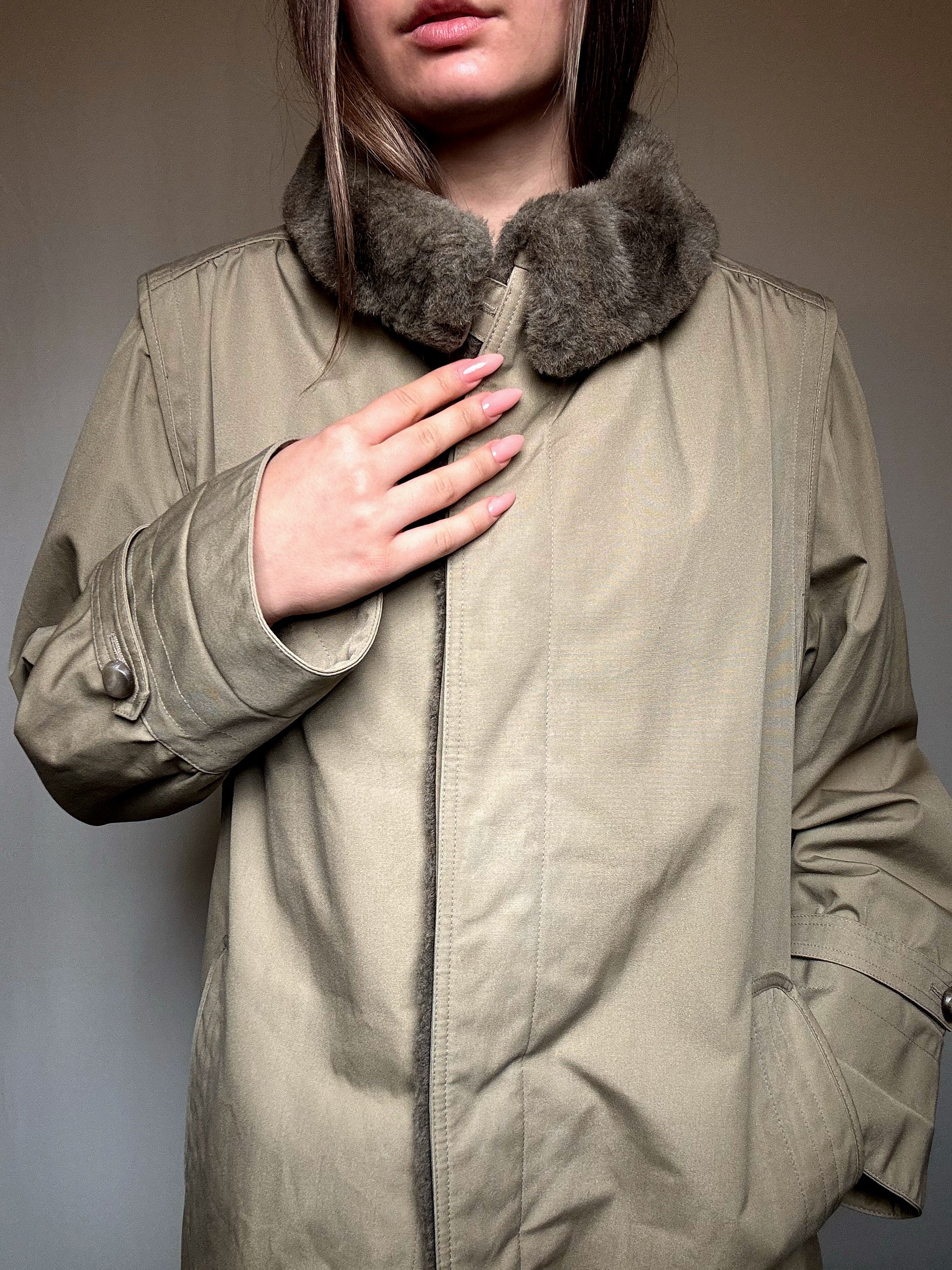 Manteau gris L/XL vintage
