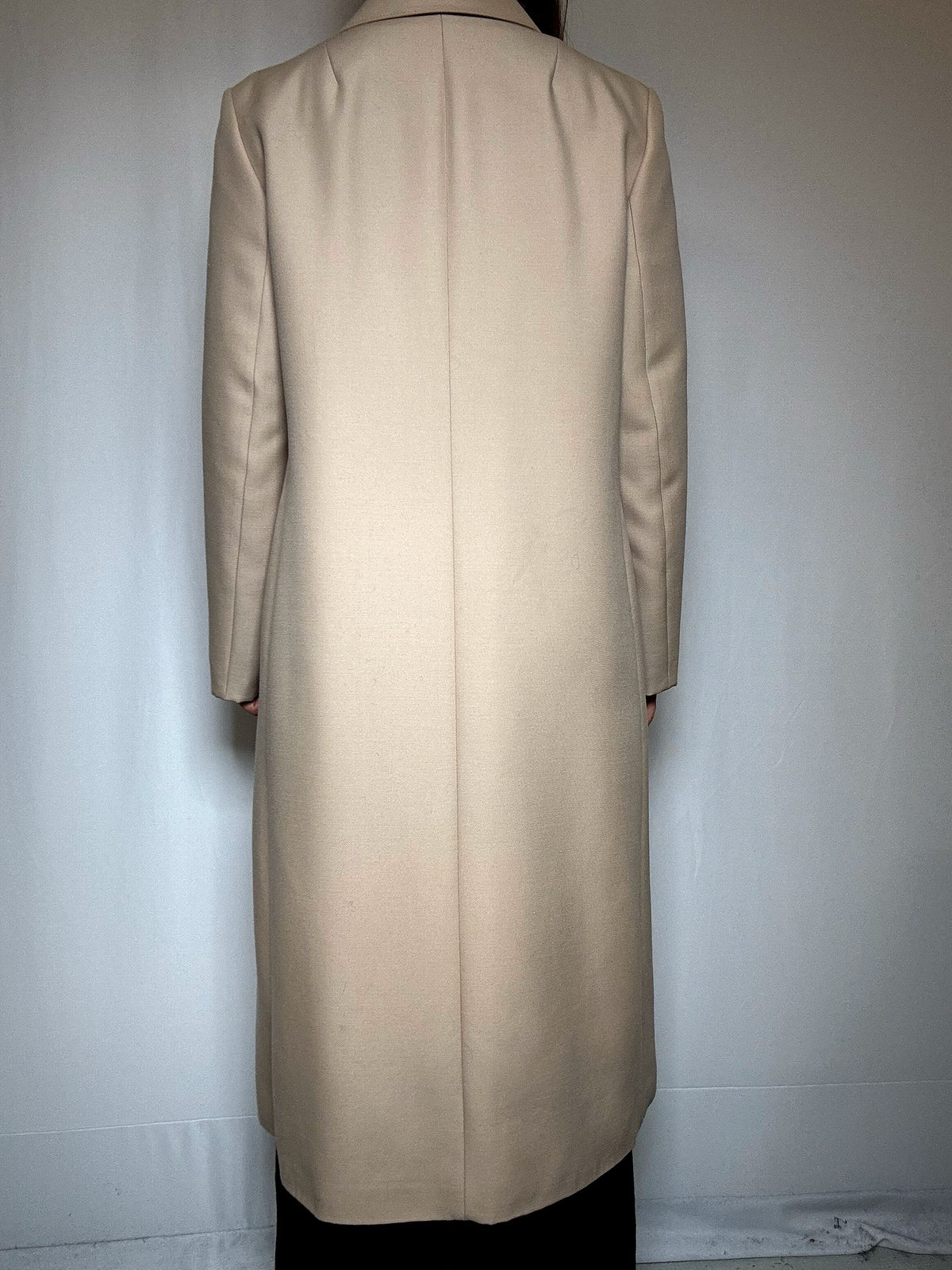 Manteau fin beige M/L vintage