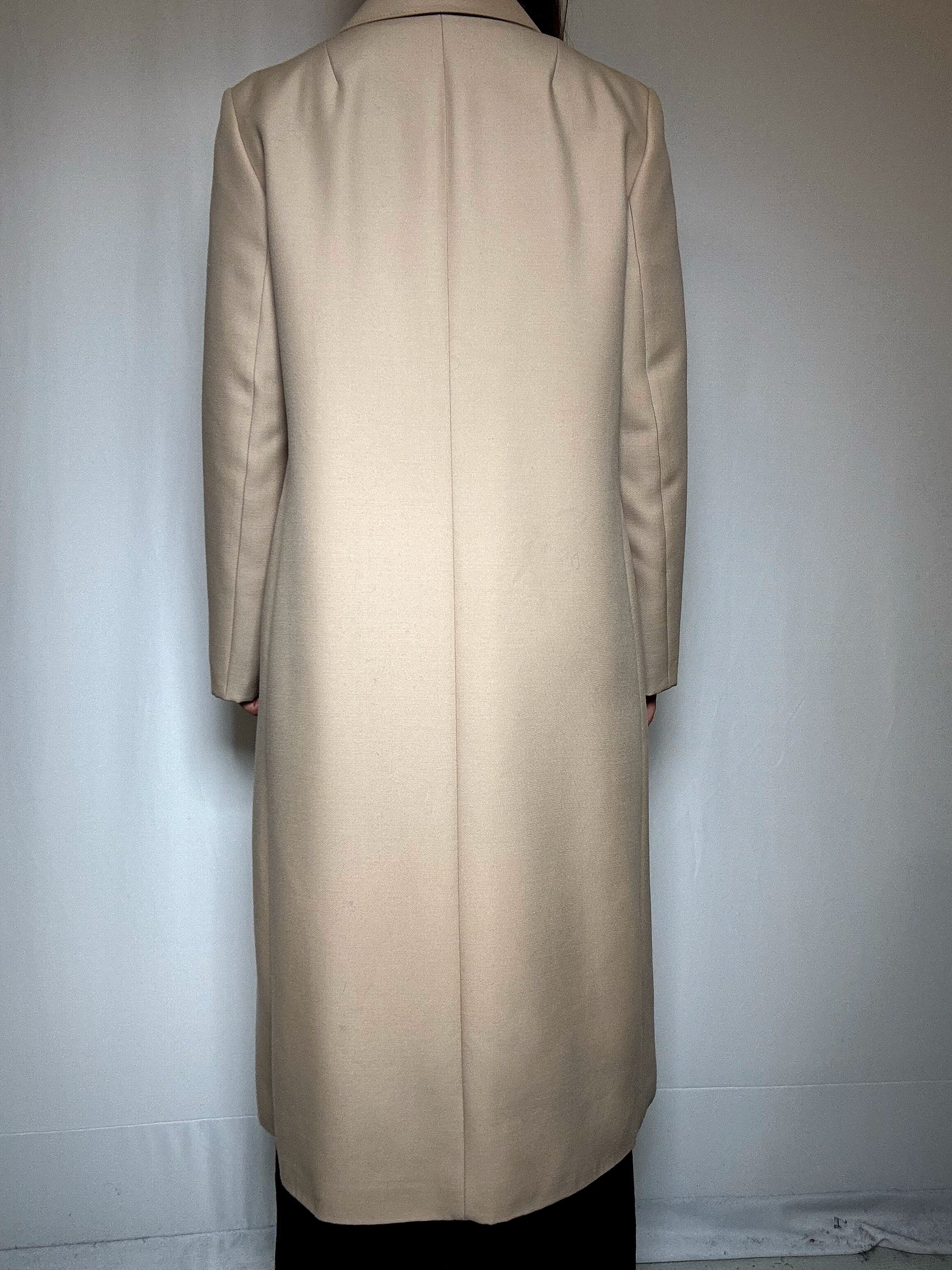 Manteau fin beige M/L vintage