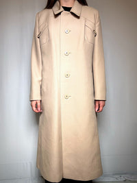 Manteau fin beige M/L vintage